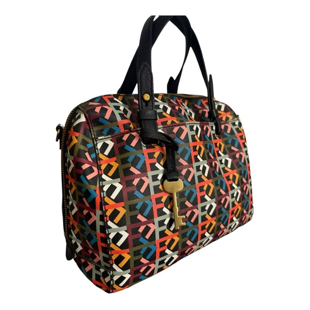Fossil Rachel Geometric Satchel - Picture 6 of 11